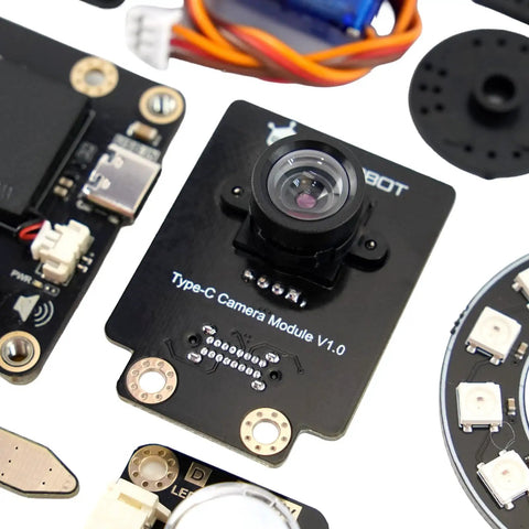 Dope M10 Python IoT Kit With 2.8 Inch Touch Screen All In One Single Board Computer Bundle With Sensors, Type-C Camera Module