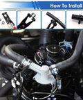 Installation guide for Eight Size Spring Hose Clamp Kit 7 To 18mm With Constant Tension Durable Band Clamps on engine hoses.