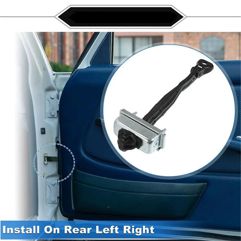 GMC Door Check Strap For Sierra 2500 3500 And Yukon Rear Left And Right Doors, visible on car door installation point