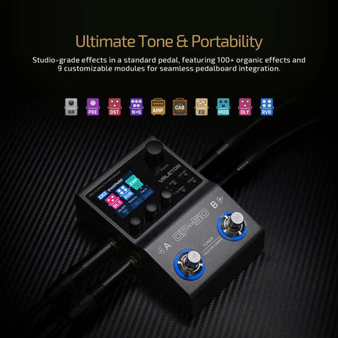 All-In-One Guitar Multi-Effects Processor With NAM And IR Loader, 100 HD Effects, 9 Simultaneous Modules, Bluetooth App Control