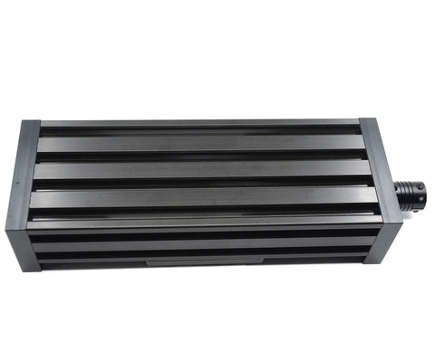 300mm 4080U Screw Slide Table Linear Actuator Kit for 3D Printers and CNC Routers, aluminum alloy black finish