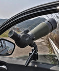 Heavy Duty Adjustable Car Window Mount For Cameras, Binoculars, And Spotting Scopes - Rugged Metal Window Mount With Easy In Car Setup