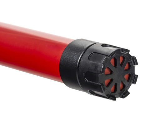 Close-up of Siphon King 24 Inch Hand Transfer Pump With 36 Inch Hose, Self Priming Water Removal Tool's removable foot.