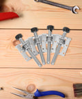 Built Tough Heavy Duty Adjustable Cabinet Leveling Feet For Steel Furniture Legs With 24 Screws And Hex Key Four Corner