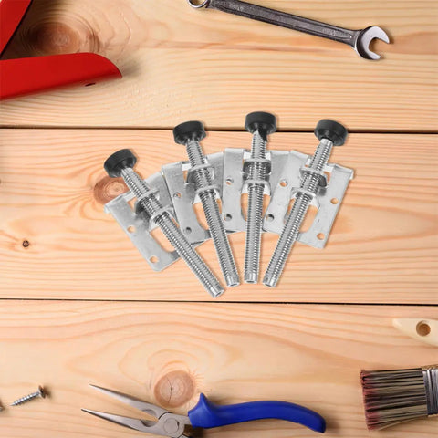 Built Tough Heavy Duty Adjustable Cabinet Leveling Feet For Steel Furniture Legs With 24 Screws And Hex Key Four Corner