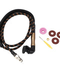 Badass Pneumatic Pencil Die Grinder 23500 RPM Tungsten Alloy Gear Air Tool with hose and polishing accessories.