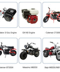 Predator 212cc and GX160 engines with mini bikes compatible with VM22 Carburetor Kit Replacement For Predator 212cc 196cc 224cc engines