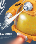 Water spray feature of High Speed RC Boat With Dual Propellers 2.4G Remote Lights And Water Spray 360 Degree Spin Rad Electric Boat Toy