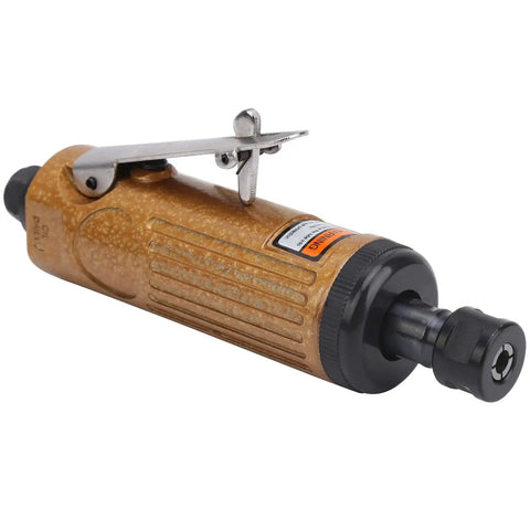 Nuts And Bolts Air Die Grinder Boasting 22000 RPM For Fast Metal Grinding And Precision Polishing with a metallic finish and ergonomic grip.