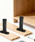 Adjustable Cabinet And Table Legs With Locking Buckle No Tool Height Adjust Easy Setup Plastic Pillar Feet For Uneven Floors