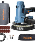 Heavy-Duty Electric Drywall Sander 800W Foldable Wall Sander With Dual LED Lights, 800 To 1800 RPM, accessories included