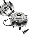Two Pack 515065 Front Wheel Bearing Hub Assembly Compatible With Nissan Frontier 2005 2019, 6 Lug With ABS, metal components