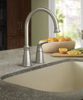 Top Shelf High Arc Kitchen Faucet With Spot Resist Stainless Finish And Smooth One Handle Design To Make Kitchen Chores An Absolute Breeze On Your Counter on kitchen counter with fruit basket.