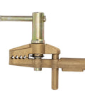 Jelquix 800A Brass Ground Clamp With Heavy Rubber Sleeve For Argon Arc And Submerged Welding, showing detailed clamp structure.