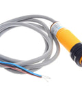 Diffuse Reflection Infrared Obstacle Avoidance Sensor With Adjustable 30cm Induction Distance, 6-36V Proximity Switch, wires visible