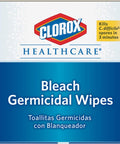 Packaging of Hospital Grade Germicidal Bleach Wipes Ready To Use Disinfectant For Industrial Cleaning Kill C Difficile In 3 Minutes 58 Seconds