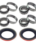 Six Piece Front Wheel Hub Bearing And Seal Replacement Kit For Ford Explorer 1995-2003, Mercury Mountaineer 1997-2001, Mazda B2300 RWD 2001-2009 With WTA5 WTA2 And WS9150S Bearings And Seals