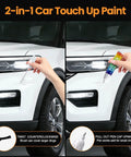 Mercedes Benz Obsidian Black Metallic Touch Up Paint Kit For Cars Pro Grade Two In One Scratch Remover Pen demonstration