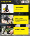 Instruction guide for Cordless Tire Inflator With Digital Pressure Gauge 150 PSI Portable Air Pump For Car Bike Motorcycle And Balls 5000mAh Battery Fast Inflation Lightweight Auto Tire Pump With Quick Connect Nozzle Great Dad Gift