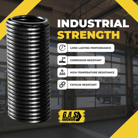 Rock Solid Heavy Duty Garage Door Torsion Spring For A Straightforward Swap Precision E Coated Finish aspect showing corrosion-resistant design.