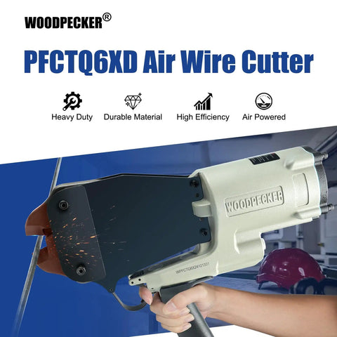 Heavy Duty Air Wire Cutter Knocks Out Up To Six Millimeter Steel Cable And Barbed Wire With Rock Solid Forged Blades designed for smooth cuts.