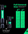 Torx Bit Set For Impact Drivers, 29-Piece Tamper-Proof Star Bits With Magnetic Bit Holder, S2 Steel Security Torx Bits sizes