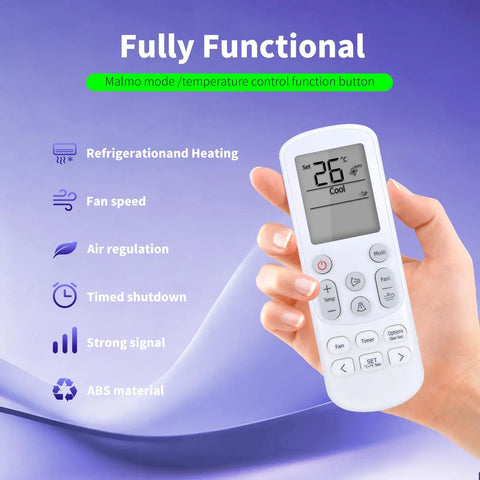 Premium Replacement Remote For Samsung Air Conditioner Db96-25318f And Db96-24901b Works Like A Champ With Zero Hassle Setup Ready To Roll Without Pairing Headaches Just Flip Open And You Straight Up Gonna Love It