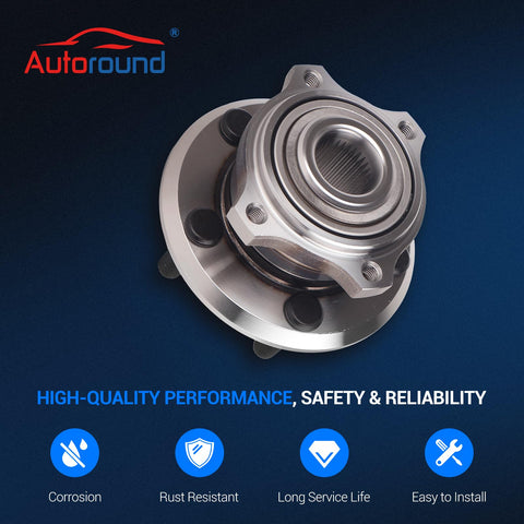 Rear Wheel Bearing And Hub Assembly For 5 Lug Dodge Challenger 2008 2014 Charger 2010 2014 And Chrysler 300 2010 2014 With 32 Spline Shaft Fits 2009 Models With Non Performance Brakes