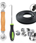 4 In 1 Screen Repair Kit With Roller Tools Bearing Removal Hook Clips Spline And Step By Step Manual For DIY Home Mesh Install