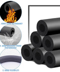 Pro Grade Foam Pipe Insulation Wrap Kit 1/4 To 2 Inch Diameter Waterproof Closed Cell Foam For Copper Pipes Antifreeze Insulation details