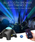 Galaxy Light Aurora Projector With 33 Effects LED Star Projector For Bedroom in rhythm mode with phone control.