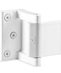 Door Lock Reinforcer For In Swinging Doors Privacy Latch Extra High Security With 800 Lbs Of Force Easy Install White Finish