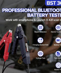 Upgrade Bluetooth Car Battery Tester For 6V And 12V Systems With 100-2000 CCA, Cranking And Alternator Analysis, Battery Load Testing, Volt Meter, Android iPhone And Launch X431 Compatible, SUV Truck Motorcycle RV ATV Pro Grade Gadget