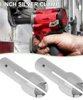Two Pack One Eighth Inch Collet For Milwaukee M12 Rotary Tool 2460 20 high strength metal chuck adapter in use