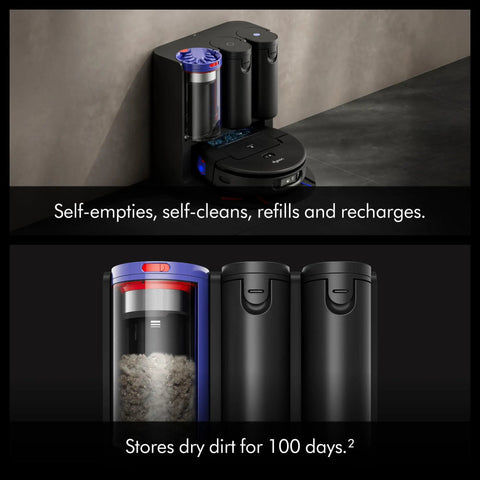 Spot Plus Scrub AI Wet And Dry Robot Vacuum with AI Spill Detection and self-cleaning wet roller, dual storage containers
