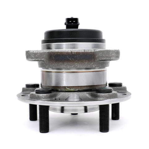 Rear Wheel Bearing Hub Assembly Set Of 2 For Easy Install Budget Friendly Replacement Fits Hyundai Sonata 2015 2019 All Models, Hyundai Tucson 2016 2021 FWD, Veloster N 2020 2022 All Models, Kia Optima 2016 2020 All Models, front view