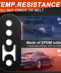 Heavy Duty Rubber Exhaust Hanger 4 Pack With 4 Holes Adjustable Muffler Hanger, EPDM rubber, temperature resistance -40°F to +248°F
