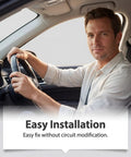Plug And Play Portable Fuel Saver For Cars To Drive Farther In 2026 Upgrade Spill Saver And Energy Monitor shown in car installation view