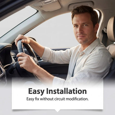 Plug And Play Portable Fuel Saver For Cars To Drive Farther In 2026 Upgrade Spill Saver And Energy Monitor shown in car installation view