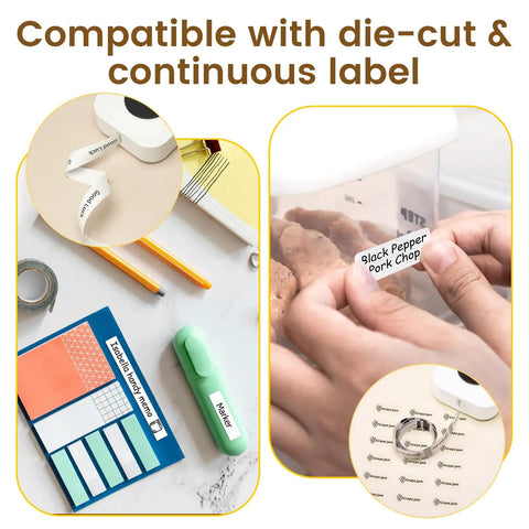 Bluetooth Mini Label Maker D30 Portable Thermal Printer With Rechargeable Battery 2026 Upgrade Version used for labeling