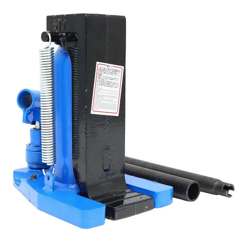 Heavy Duty Hydraulic Toe Jack Lift With Quick Pump Action slides under low clearance, made from heat treated steel for auto repairs.