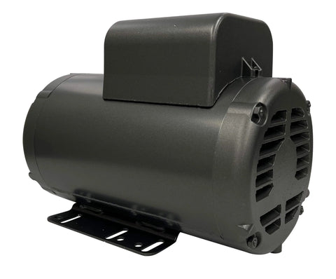 5HP Single Phase Electric Motor For Air Compressors 208 230V 3450 RPM Seven Eighths Inch Shaft 1.15 Service Factor Made In USA