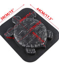 Turtle Shape Concrete Stepping Stone Molds For DIY Garden Paths And Patios Reusable Cement Molds with size dimensions