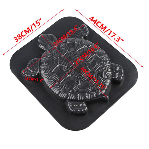 Turtle Shape Concrete Stepping Stone Molds For DIY Garden Paths And Patios Reusable Cement Molds with size dimensions