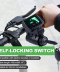Person holding Full Twist Throttle Grip For 48V E Bikes And Scooters With LCD Display And Key Lock No Fuss Plug And Play 3 Pin Connector
