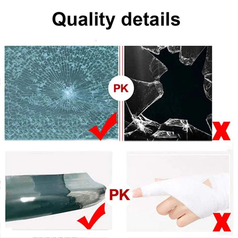 Quality comparison of Slick 360 Degree Swivel Lazy Susan Turntable glass showing durability against breakage.