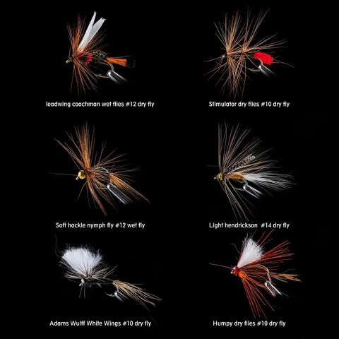 30 Piece Fly Fishing Lure Kit Hand Tied Dry Wet Streamers And Nymph Flies For Trout Bass Salmon Assortment Premium Angler Set