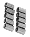 10 Pcs 304 Stainless Steel Wire Screw Sleeve Inserts Thread Repair Kit M8x1.25x3D for bolt hole repair