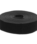 Super Quick Cable Ties For Wire Management And Desk Organization With Cool Plant Design To Ditch That Tangled Cord Clutter And Keep Your Home Office Setup Looking Fresh And Stress Free, black roll.