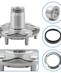 Front Wheel Hub Bearing Kit 710571 for Sequoia, Tundra, 4Runner 1996-2007 2WD and 1999-2004 Tacoma Prerunner, non-ABS